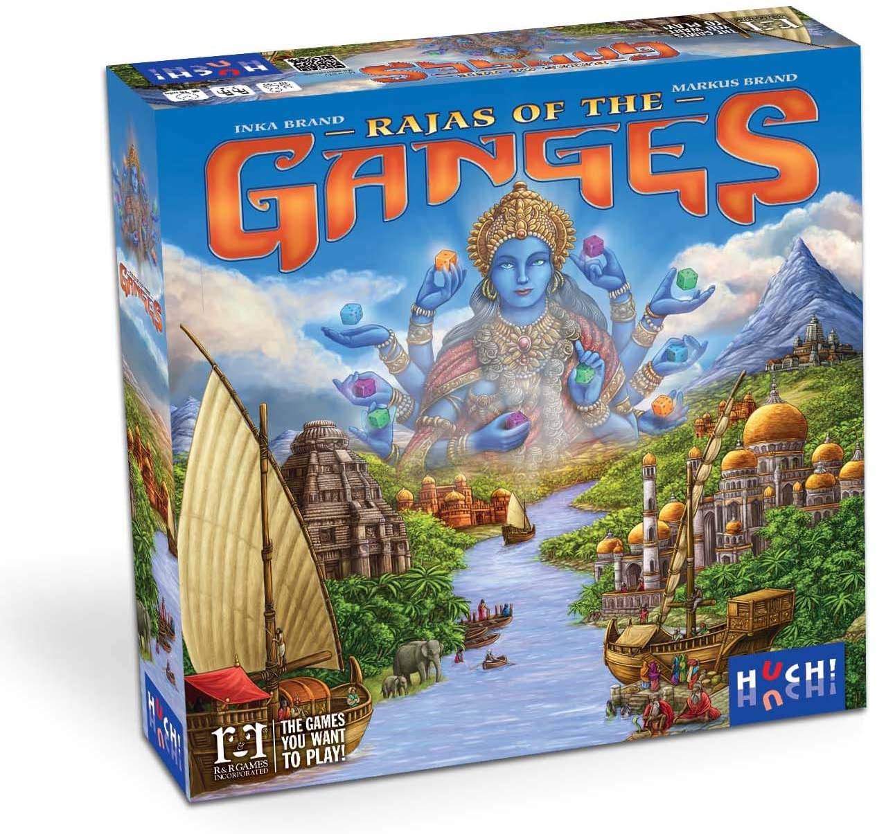 Rajas of The Ganges Board Game - WiredVillage Games - R & R Games